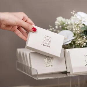 A box containing two pieces of premium Swiss chocolate.